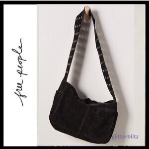 Free People Eva Eyelet Sling Suede Bag - NWT - Factory Sealed